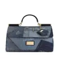 Dolce & Gabbana Sicily Soft patchwork-denim top-handle bag - Blue