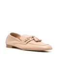Casadei chunky chain-link leather loafers - Neutrals