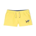 Ralph Lauren Kids Polo-bear swim shorts - Yellow