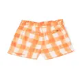 Scotch & Soda gingham-check print shorts - Orange
