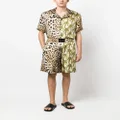 Roberto Cavalli tiger-print short-sleeve shirt - Neutrals