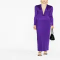 Versace cowl-neck maxi dress - Purple