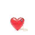 Moschino inflatable-heart shoulder bag - Red