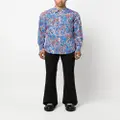 Dsquared2 floral-print cotton shirt - Blue