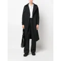Mackintosh double-breasted rain coat - Black