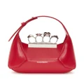 Alexander McQueen The Jewelled leather mini bag - Red