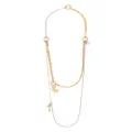 Versace Greca double-stranded necklace - Gold