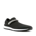 Jimmy Choo Verona crystal-embellished sneakers - Black