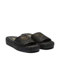 Prada woven flatform sandals - Black