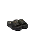 Prada woven flatform sandals - Black