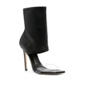 Stuart Weitzman 115mm heeled leather sandals - Black