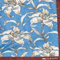 Kiton all-over print silk scarf - Blue