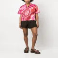 ETRO graphic-print short-sleeve shirt - Pink