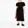Victoria Beckham round-neck short-sleeve dress - Black