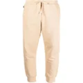 Woolrich logo-embroidered drawstring track pants - Neutrals