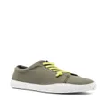 Camper organic-cotton lace-up sneakers - Green