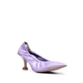 Premiata elasticated pointed toe pumps - Purple