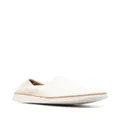 Premiata elasticated-ankle rubber-sole loafers - Neutrals