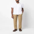 Boglioli straight-leg linen trousers - Brown