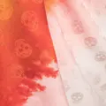 Alexander McQueen gradient skull-print scarf - Orange