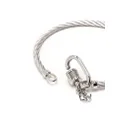 Charriol Forever Lock cable bangle - Silver