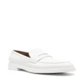 Gianvito Rossi leather penny loafers - White