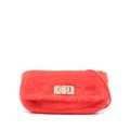 Furla faux-fur crossbody bag - Red