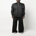 Rick Owens high-neck zip-up jacket - Black