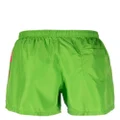 Moschino logo-print swim shorts - Green