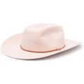 Van Palma wool-felt cowboy hat - Pink