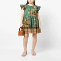 Ulla Johnson Etta floral-print mini dress - Green