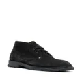 Alexander McQueen lace-up suede boots - Black