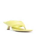 Vic Matie Slash 60mm thong sandals - Yellow