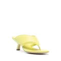 Vic Matie Slash 60mm thong sandals - Yellow