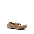 Gianvito Rossi Monza suede loafers - Brown