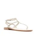 Ash Paros stud-embellished sandals - Neutrals