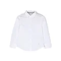 Eleventy Kids long-sleeve cotton shirt - White