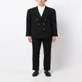 Brunello Cucinelli double-breasted suit - Black