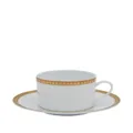Christofle Malmaison cup and saucer - White