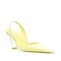 3juin 105mm leather pumps - Yellow