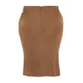 Saint Laurent high-waisted pencil skirt - Brown