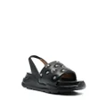 Toga Pulla stud-embellished slingback sandals - Black