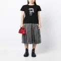 Karl Lagerfeld Ikonik rhinestone-embellished T-shirt - Black