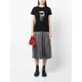 Karl Lagerfeld Ikonik rhinestone-embellished T-shirt - Black