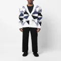 Missoni geometric-pattern V-neck cardigan - White