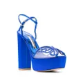 Sophia Webster Farfalla 140mm platform sandals - Blue