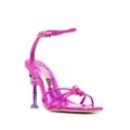 Sophia Webster Flo flamingo 115mm confetti sandals - Pink