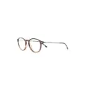 BOSS tortoiseshell round-frame glasses - Brown