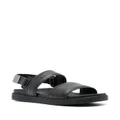 Calvin Klein ankle-strap leather sandals - Black