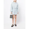 tout a coup hooded top and shorts set - Blue